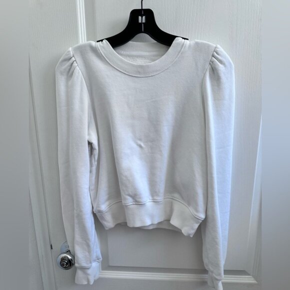 Aritzia Tops - Aritzia Chic White Puff Sleeve Top